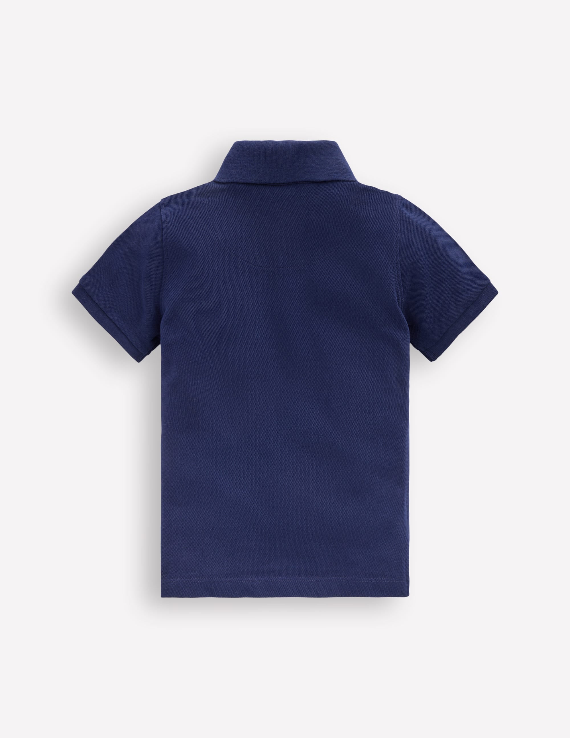 Piqué Polo Shirt-College Navy