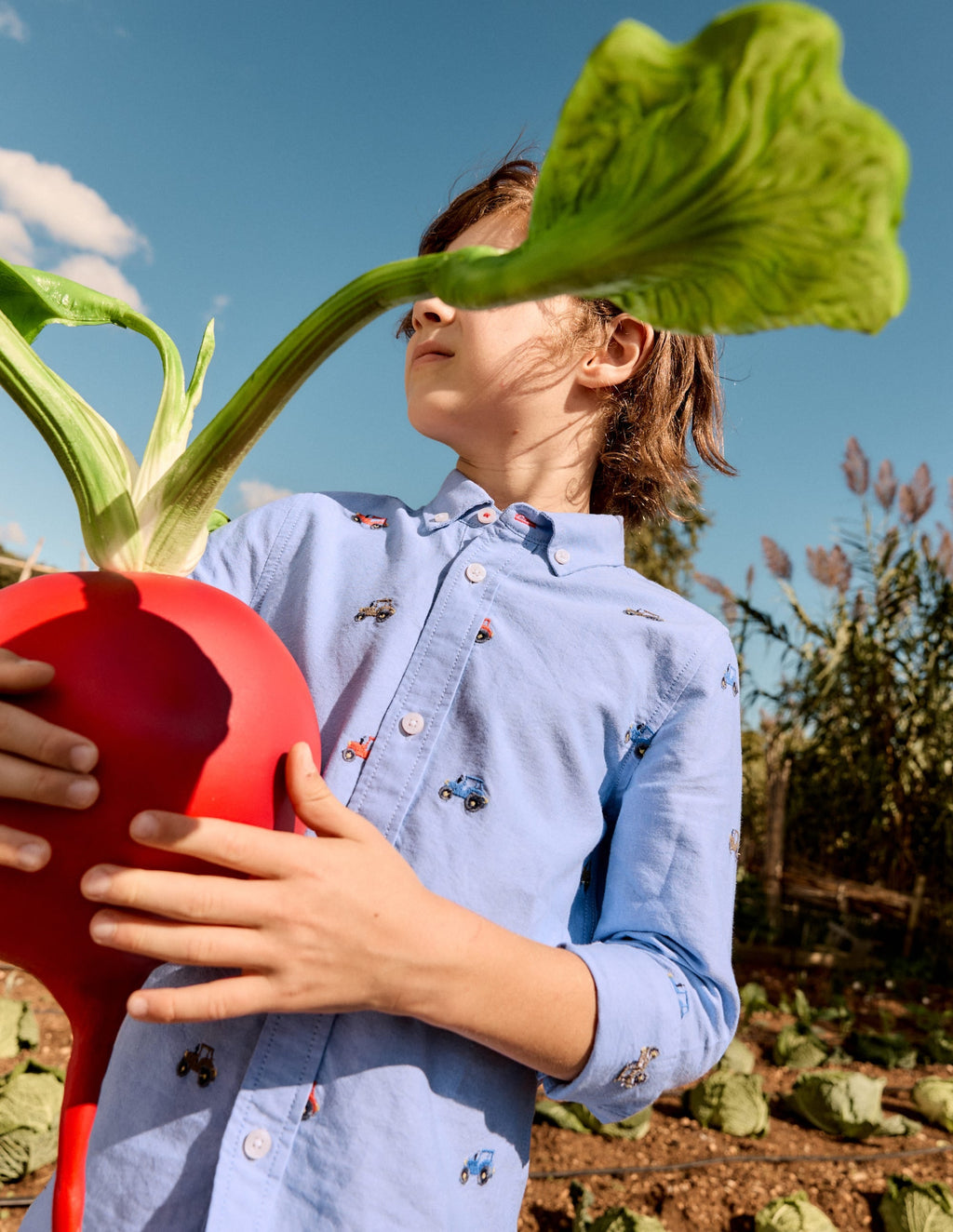 Embroidered Shirt-Oxford Tractors