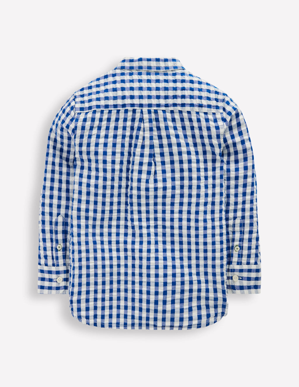 Cotton Shirt-Blue Gingham