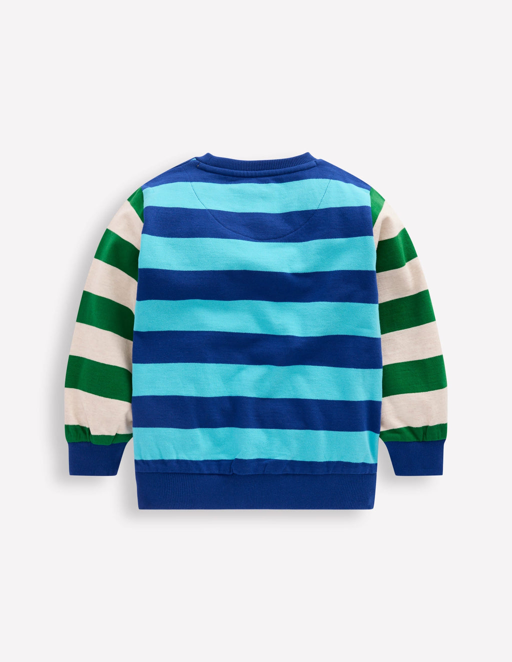 Everyday Printed Sweatshirt-Hotch Stripe