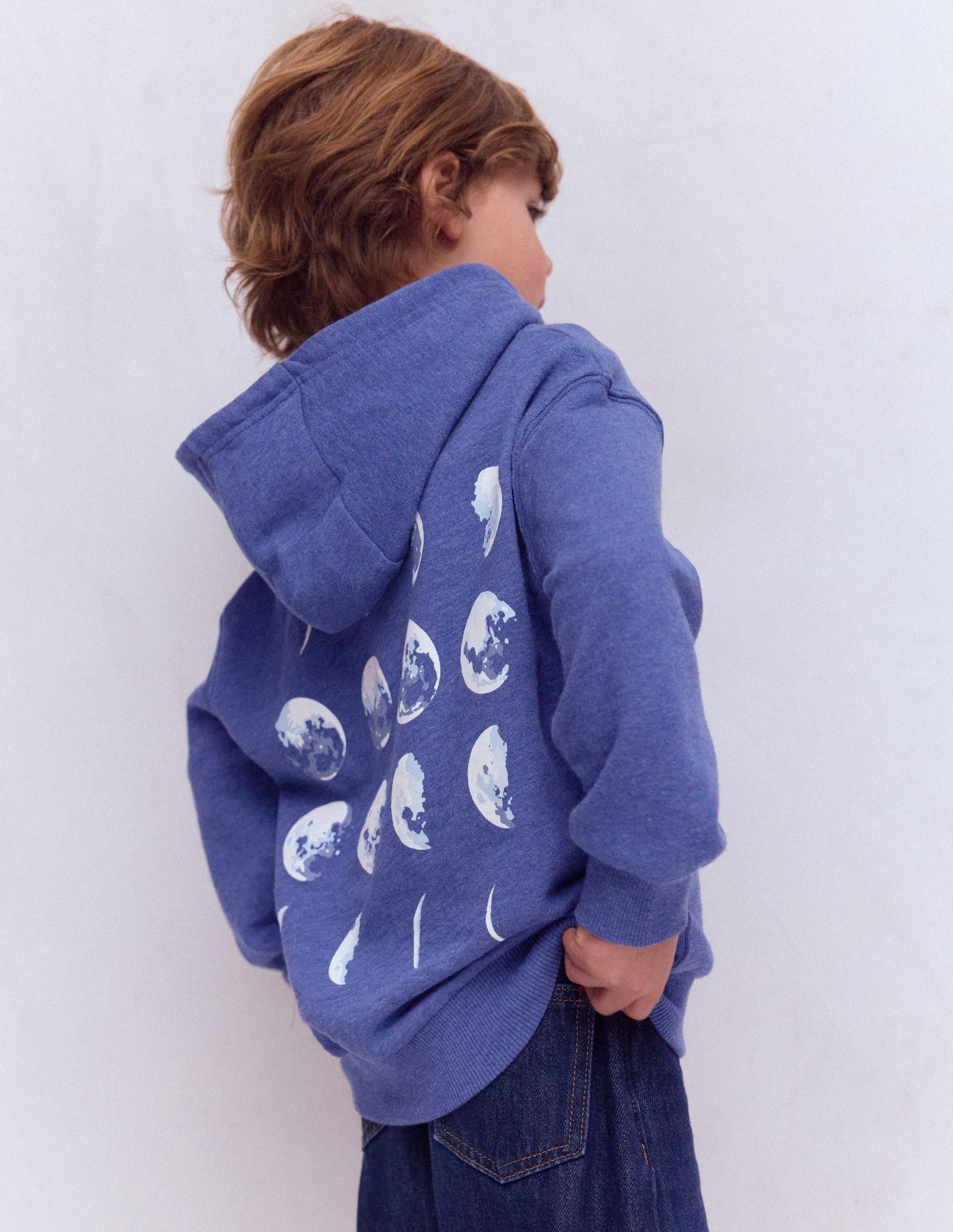 Front and Back Hoodie-Moon Phases
