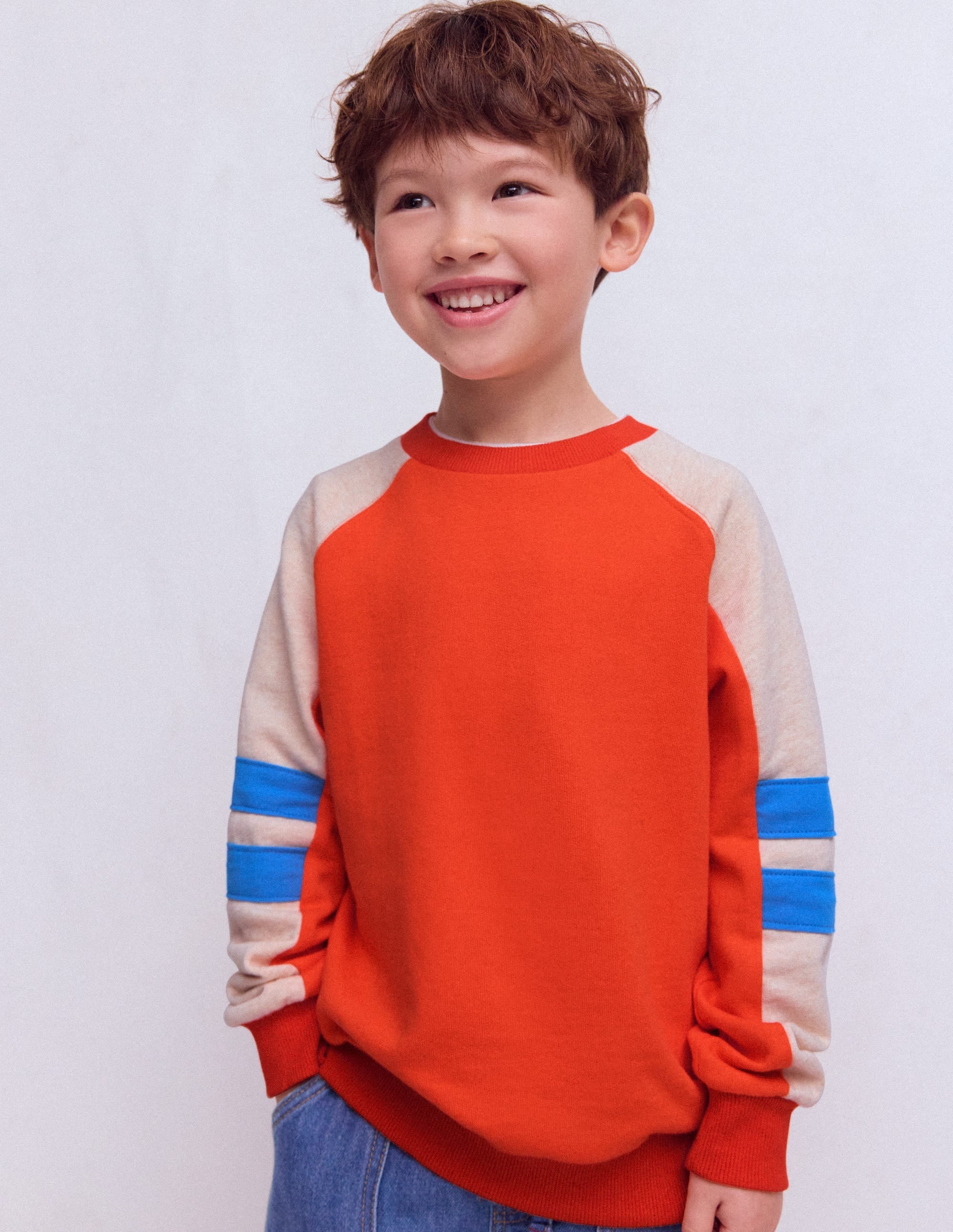 Colourblock Sleeve Sweatshirt-FIESTA COLOURBLOCK